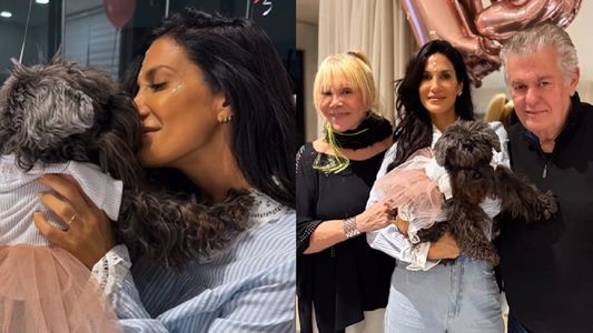 Silvina Escudero celebró los 15 de su perra Mulata con una gran fiesta: fotos y video