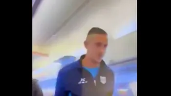 Escándalo en un avión: un jugador de Gimnasia de Jujuy gritó bomba, evacuaron el vuelo y fue detenido