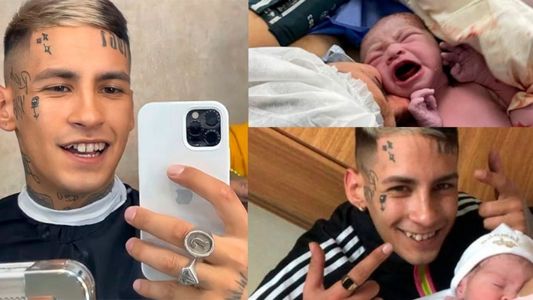 La locura que generó la beba de L-Gante al salir de hospital