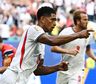 Polémica: Noruega reclamó que la pelota pegó en un cable de la cámara antes del empate de Inglaterra