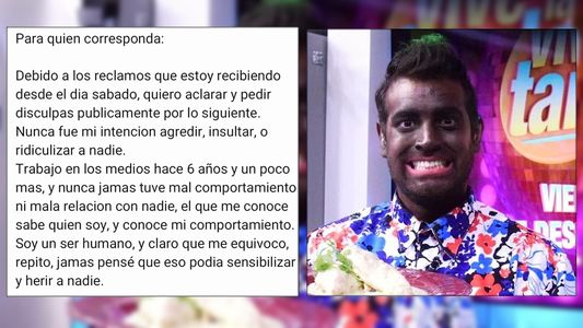 Óscar Pintos pide perdón: Nunca fue mi intención ridiculizar a nadie