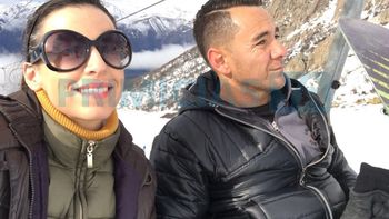 Romance confirmado: Mercedes Funes y su nuevo novio, Cecilio Flematti, en la nieve