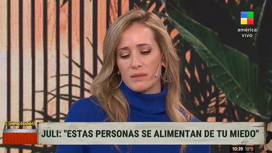 Julieta Prandi reveló los oscuros rituales que hacía su ex pareja como pai umbanda