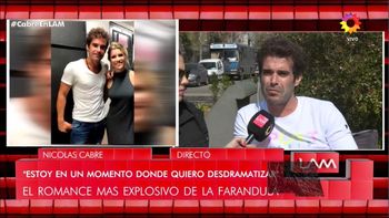 Nicolás Cabré sobre su romance con Laurita: Estoy tratando de mejorar como persona