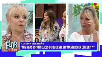 La emoción de Florencia Peña al escuchar a Claudia Villafañe hablar de Dalma y Gianinna