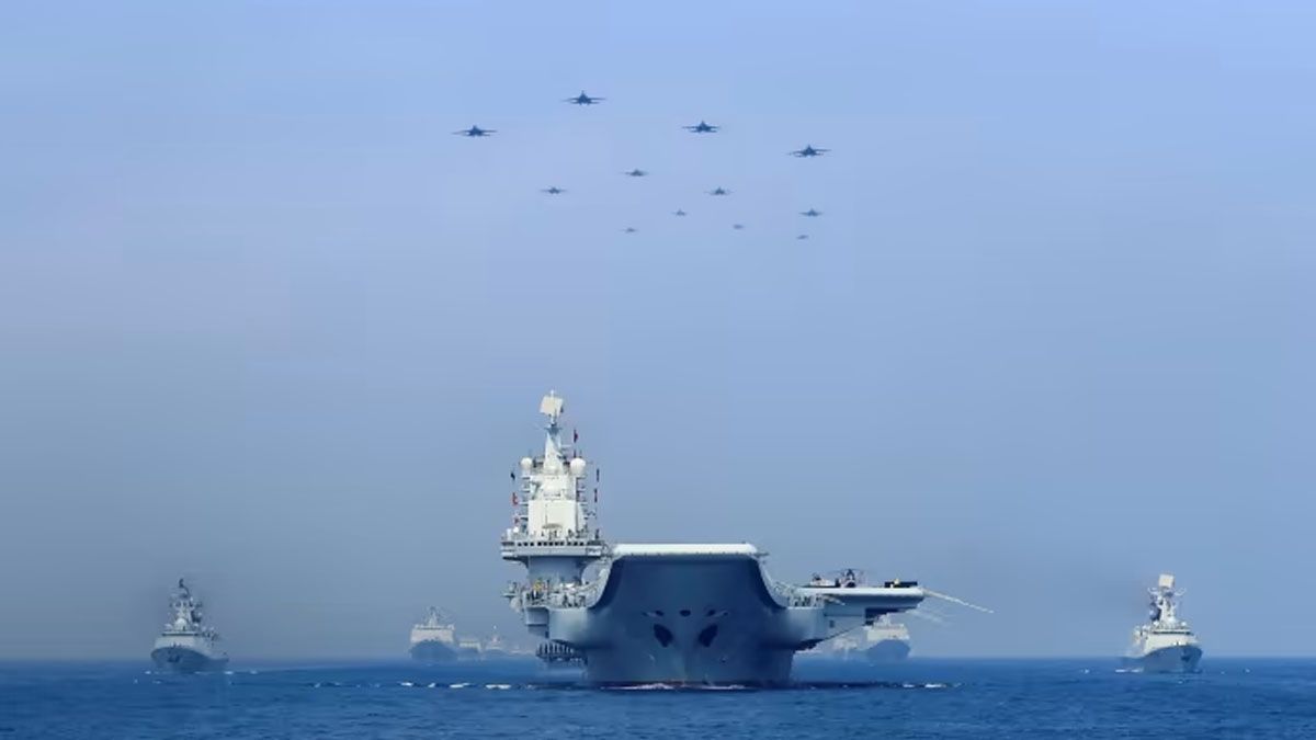 China continúa sus maniobras rodeando a Taiwán (Foto: Gentileza Financial Times)