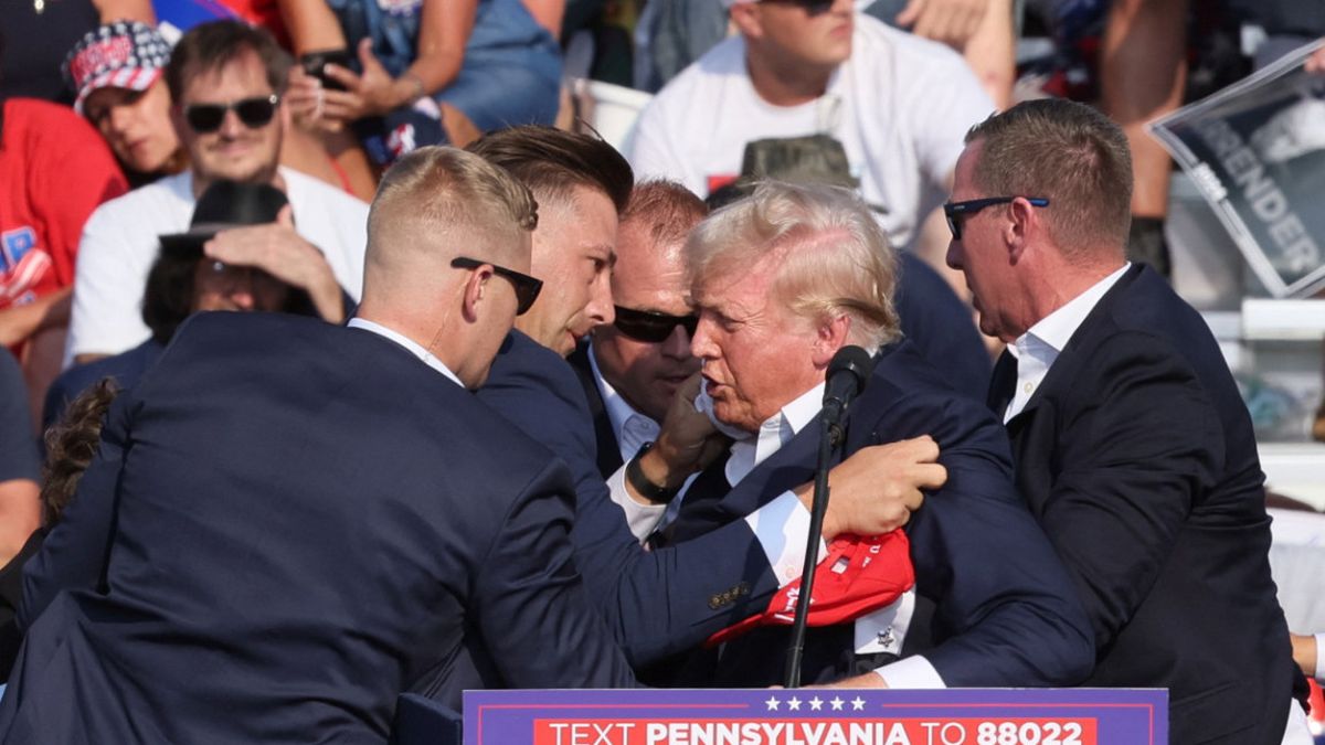 Atentado en el acto de Donald Trump. (Foto: Reuters)