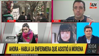 La enfermera que asistió a Morena reveló cómo fueron sus dramáticos últimos minutos de vida