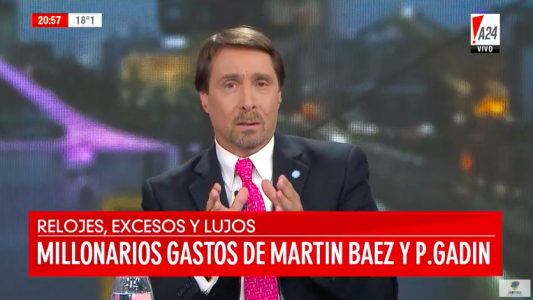 Los millonarios gastos de Martín Báez y Pérez Gadín
