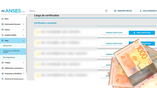 Qué certificado debo presentar para la AYUDA ESCOLAR de $70.000: ¿el de 2023 ó 2024?