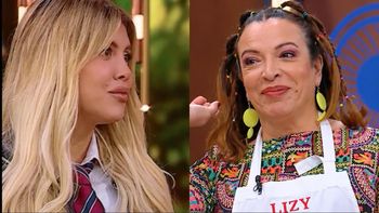 ¿palo para mauro icardi? la picante frase de lizy tagliani que sorprendio a wanda nara en masterchef celebrity