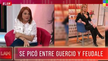 inesperado cruce entre marcela feudale y eliana guercio en lam: ridicula