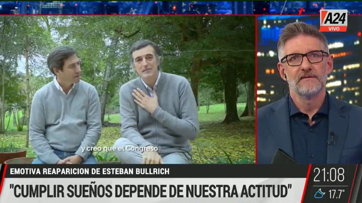Luis Novaresio envió un mensaje a Esteban Bullrich.