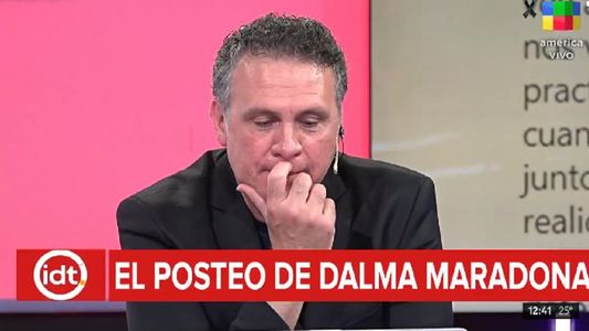 El llanto de Mauro Federico al ver el posteo despedida de Dalma Maradona para Diego