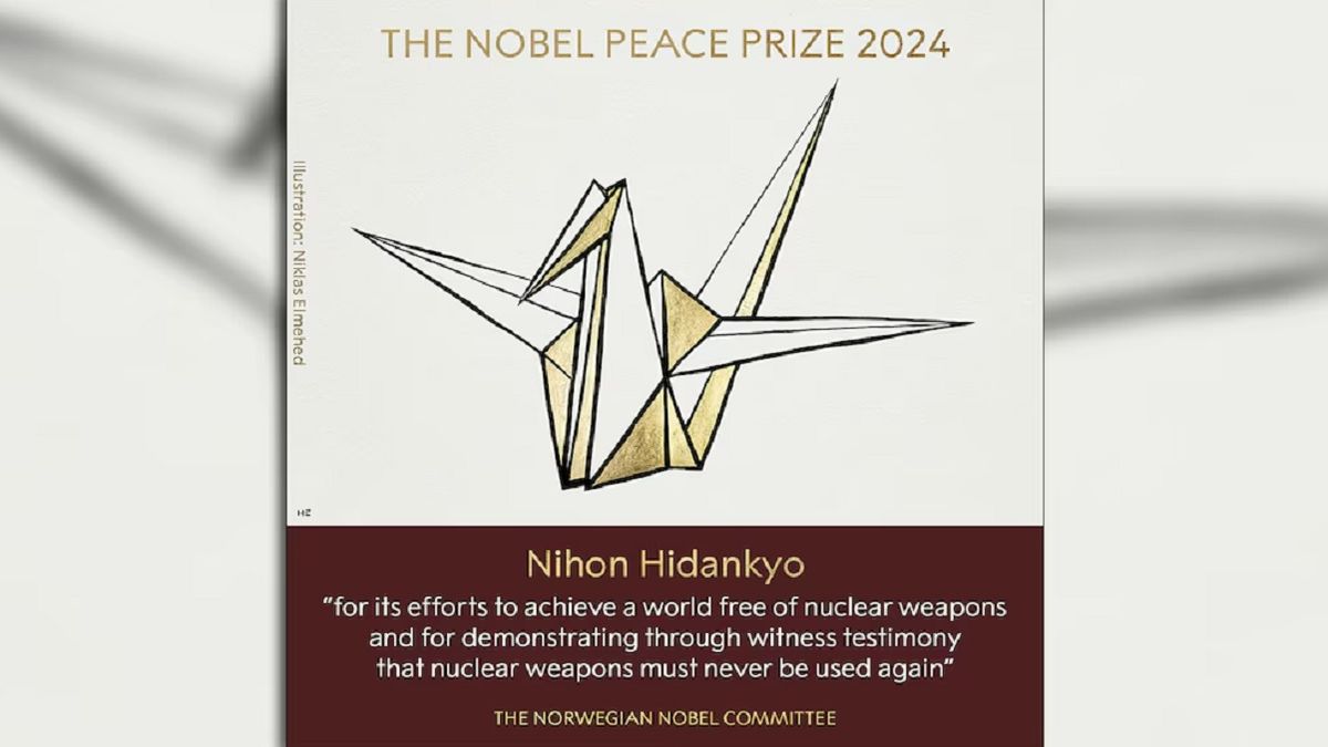 El Premio Nobel de la Paz fue otorgado a sobrevivientes de Hiroshima y Nagasaki