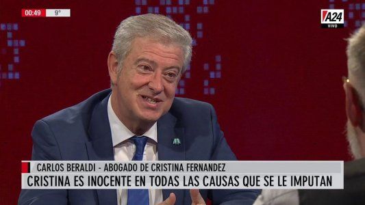 Carlos Beraldi, abogado de Cristina Kirchner: Por lo que veo en la calle, ella es ídola y no chorra