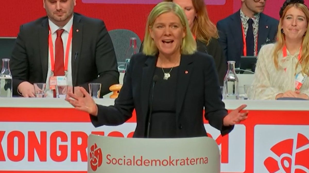 Magdalena Andersson, figura principal de la socialdemocracia sueca (Foto: AP)