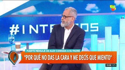 El consejo de Jorge Rial al Pájaro Caniggia ante la dura pelea con su hijo Alex