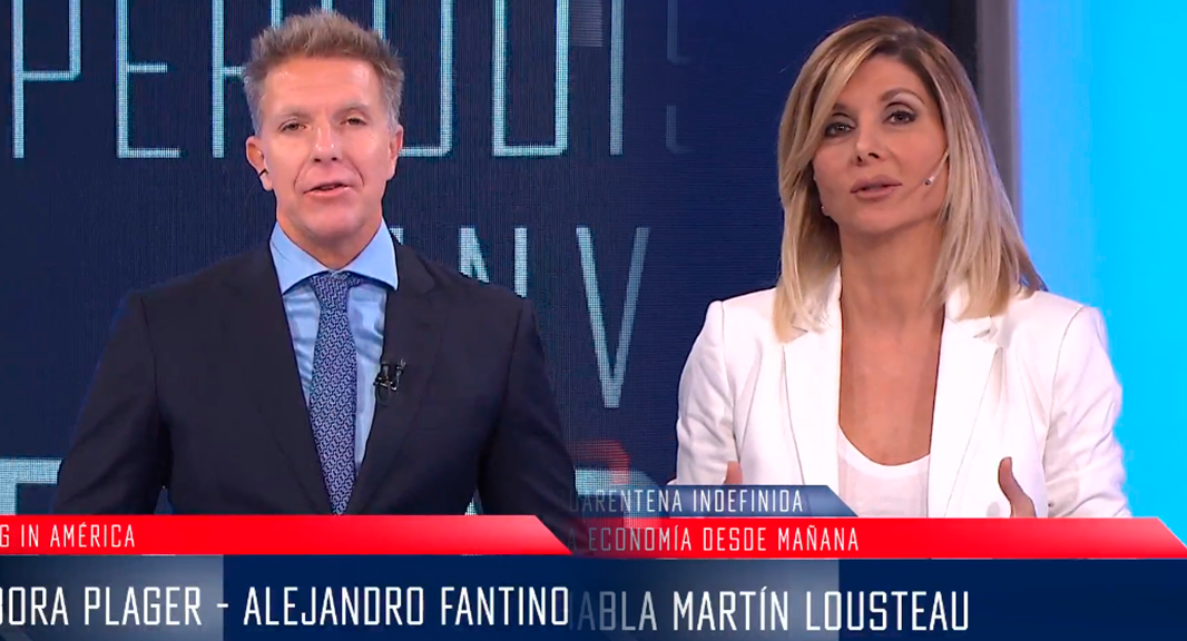 Alejandro Fantino y Débora Plager estrenaron Living in América: Ojalá sea por muchos años