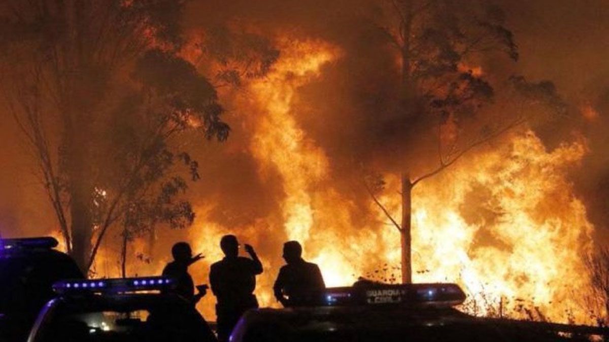 Incendios devastadores en España. Un muerto y miles de evacuados (Foto: Gentileza La Vanguardia)&nbsp;