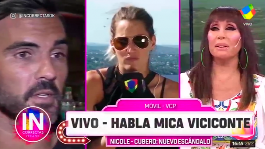 Mica Viciconte se metió en la nueva guerra judicial de Nicole Neumann y Poroto Cubero