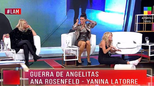 La caída de Yanina Latorre en el vivo de LAM