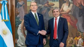 Luis Caputo hizo un balance positivo de las reuniones con el FMI y el secretario del Tesoro (Foto: archivo).