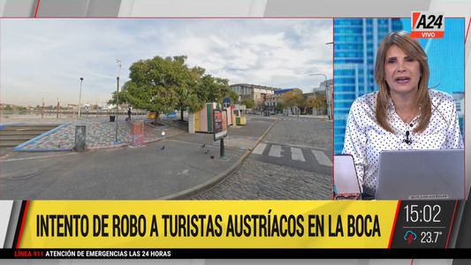 La Boca: delincuentes en bici asaltaron y apuñalaron a dos turistas austríacos