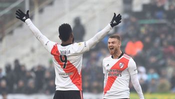 River castigó a Aldosivi con tres goles en cuatro minutos gracias un brillante Miguel Borja