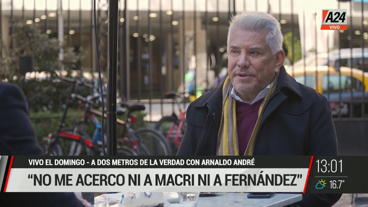 Arnaldo André conversó con Vivo el domingo
