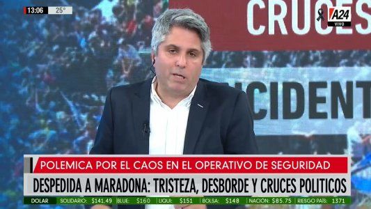 Despedida a Maradona: tristeza, desborde y cruces políticos