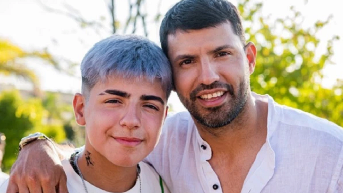 El hijo del Kun Agüero habló del bullying que sufrió durante el Mundial: Me hizo re mal