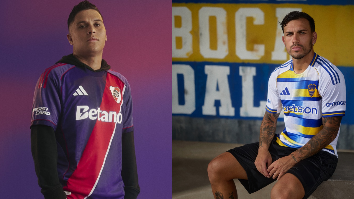 La marca que viste a Boca y River presentó la tercera camiseta de ambos clubes.&nbsp;