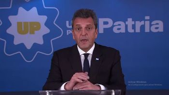 Massa habló de la inseguridad en el cierre de su campaña en un mensaje grabado Massa habló de la inseguridad en el cierre de su campaña en un mensaje grabado