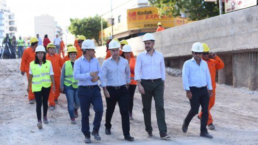 Marcos Peña y Larreta recorrieron juntos una obra porteña y muestran unidad “amarilla” hacia el 2019