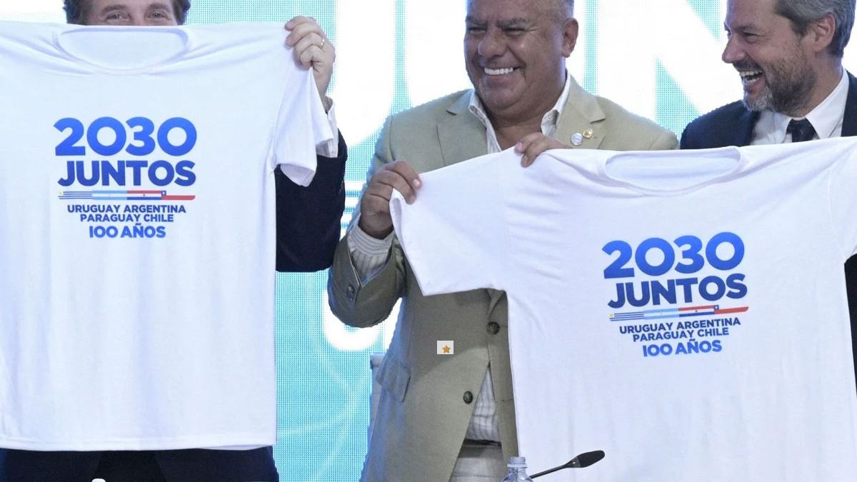 La designación de Argentina, Uruguay y Paraguay para tener un partido como 