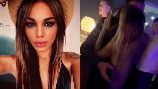 Engancharon a Mimi, la novia de El Tirri, infraganti en un boliche con otro hombre: el video