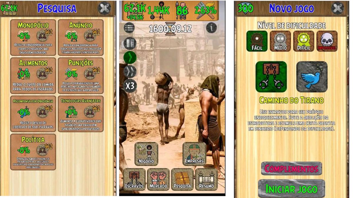 Un juego para celulares causó indignación porque recrea los malos tratos a esclavos