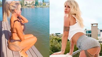 Florencia Peña siguió los pasos de Moria Casán, subió fotito a cara lavada y le dijeron de todo