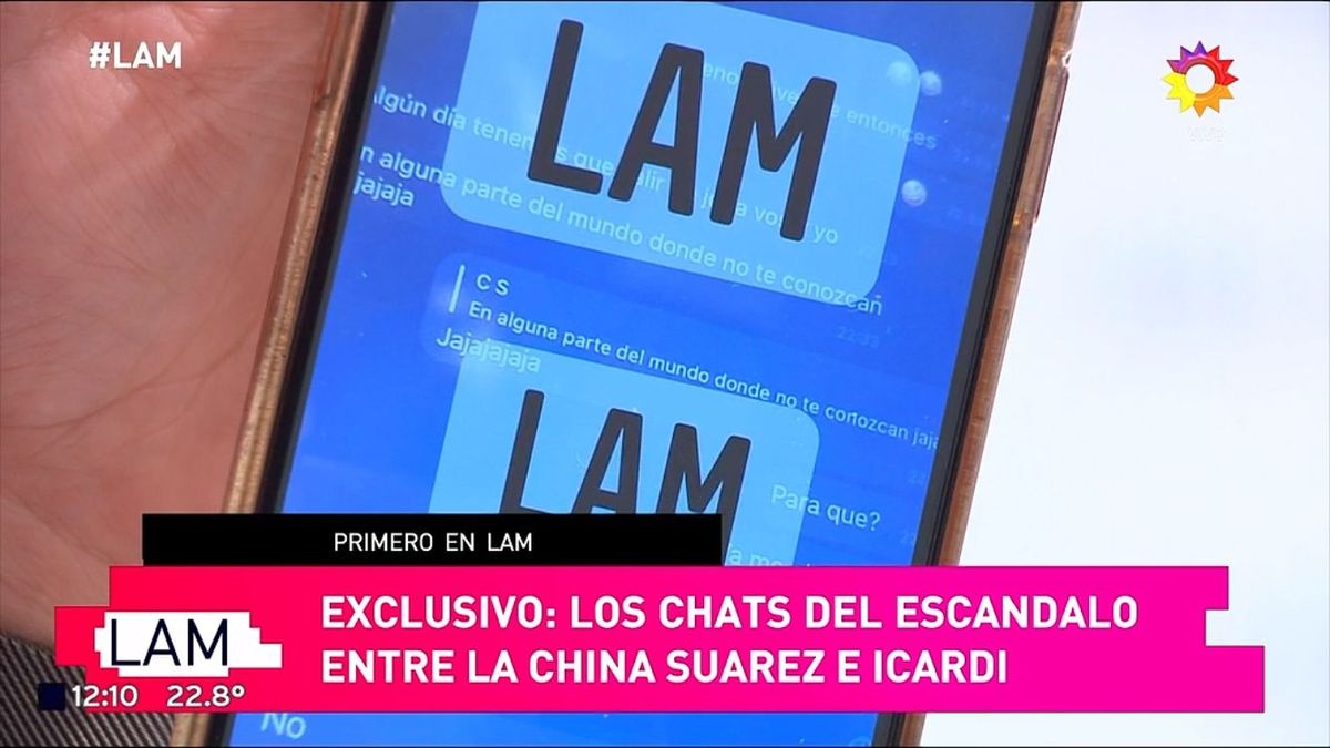 Se filtraron los mensajes que la China Suárez le mandó a Mauro Icardi: Algún día tenemos que salir de joda