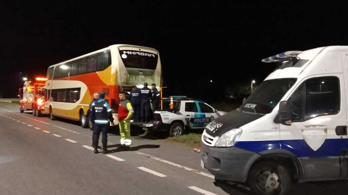 Detuvieron a tres hombres en Mar del Plata por balear a los micros en la Ruta 2 (Foto: NA).