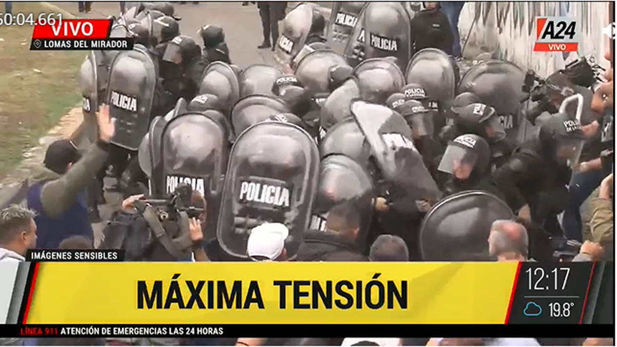 Sergio Berni fue brutalmente agredido a piñas y piedrazos por compañeros del chofer asesinado en la Matanza