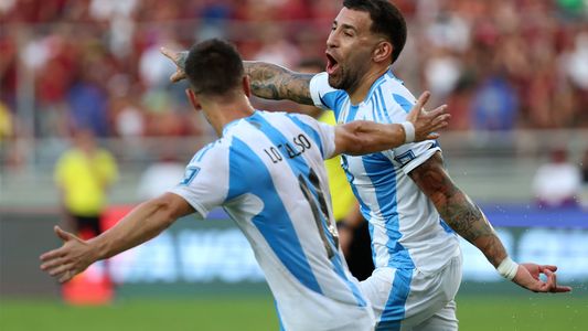 Olfato goleador: el gol de Nicolás Otamendi para poner en ventaja a Argentina ante Venezuela