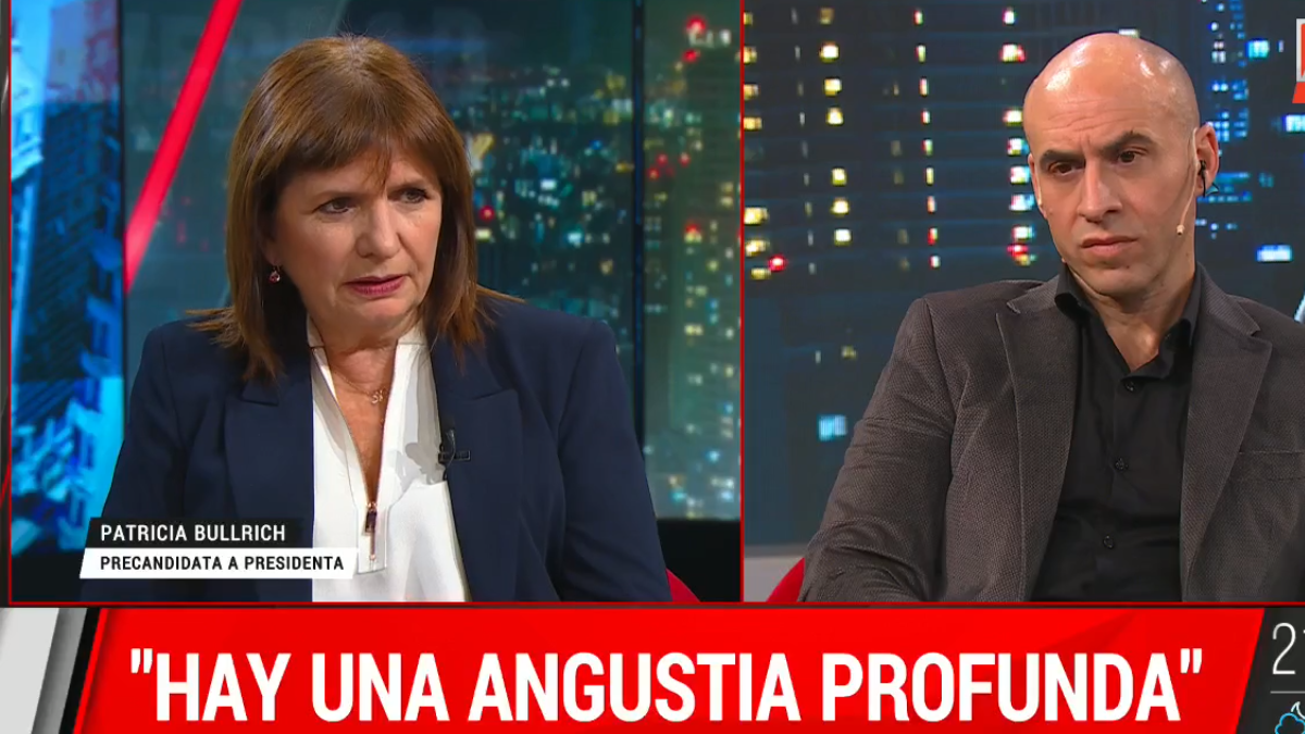 La reacción de Patricia Bullrich frente a los comentarios de Larreta (Foto: captura)