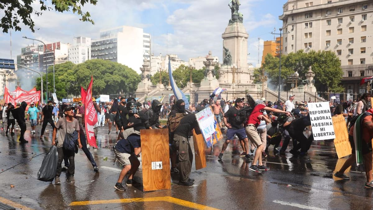 Incidentes en el Congreso: hubo doce detenidos y seis personas heridas.&nbsp;