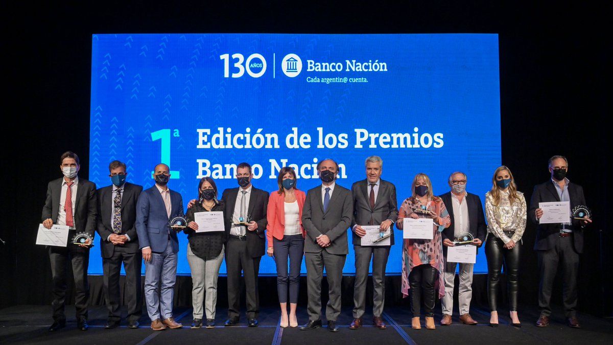 Diez empresas fueron reconocidas por el Banco Nación. 