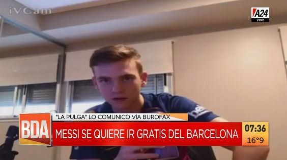 Viral: la bronca de un fanático del Barcelona contra Messi