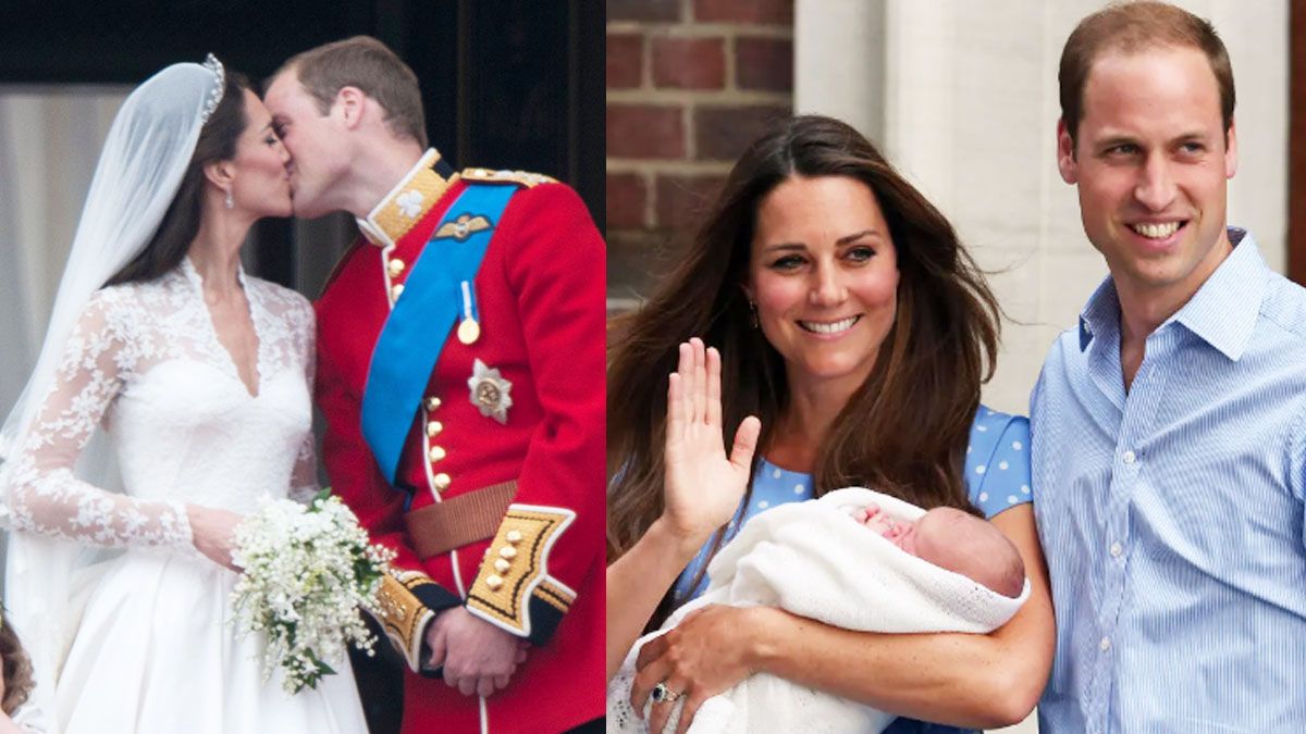 Kate y William. Los herederos al trono del Reino Unido. 14 años de matrimonio marcados por hechos tan felices como graves para la pareja. (Foto: A24.com)
