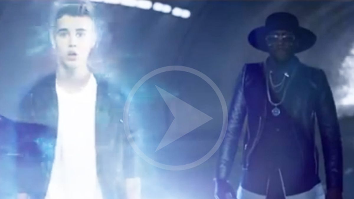 Justin Bieber grabó un videoclip con el líder de “Black Eyed Peas”