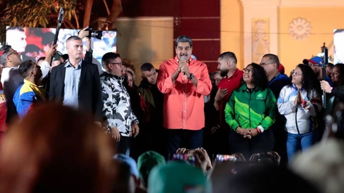 Nicolás Maduro, pese a lo irregular de las elecciones, celebró el 